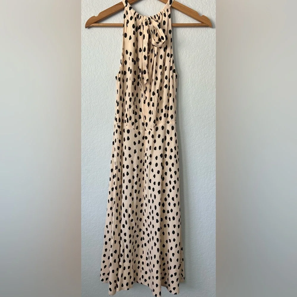 Kate Spade Leopard Polka Dot Take a Walk in the Wild side dress, size 0 - Picture 2 of 6